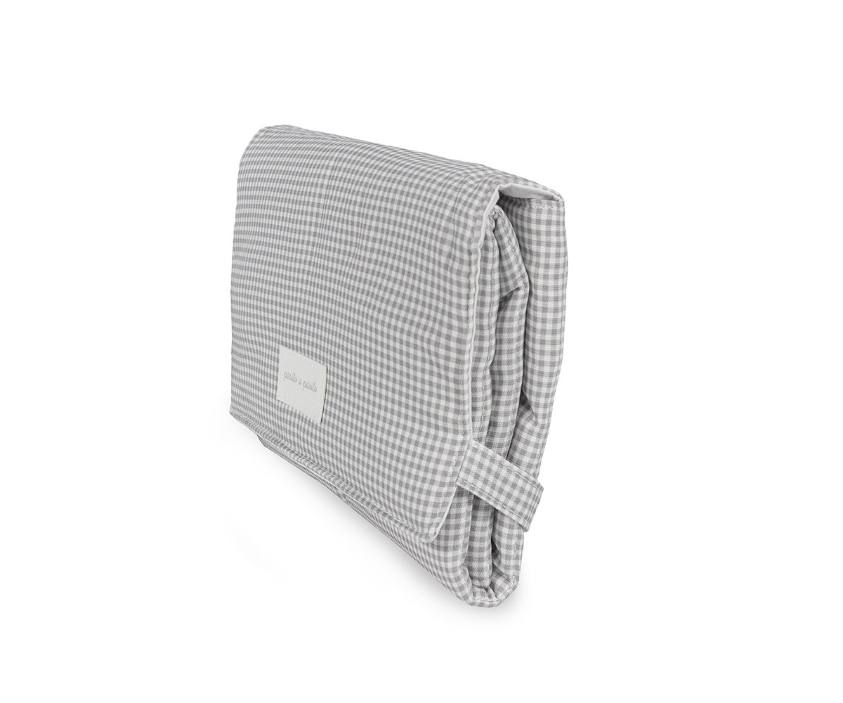 Fasciatoio Little Bloom Vichy Grey