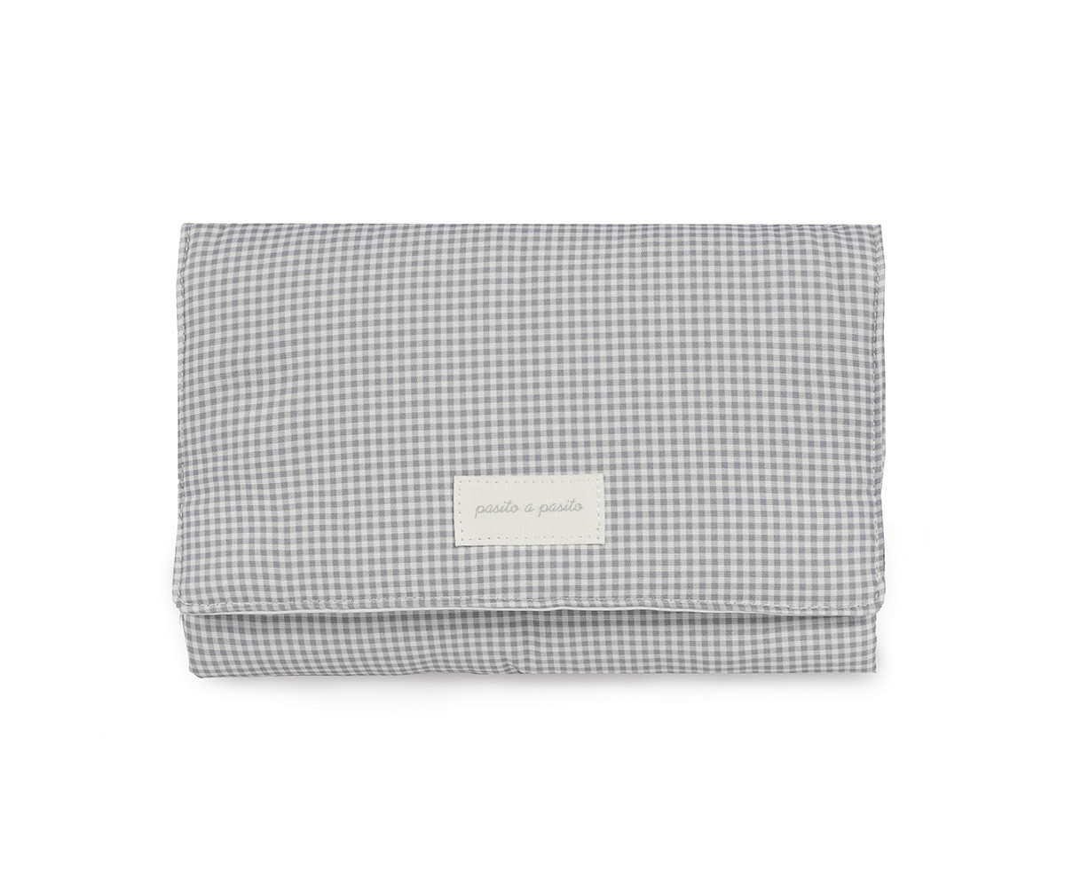 Fasciatoio Little Bloom Vichy Grey