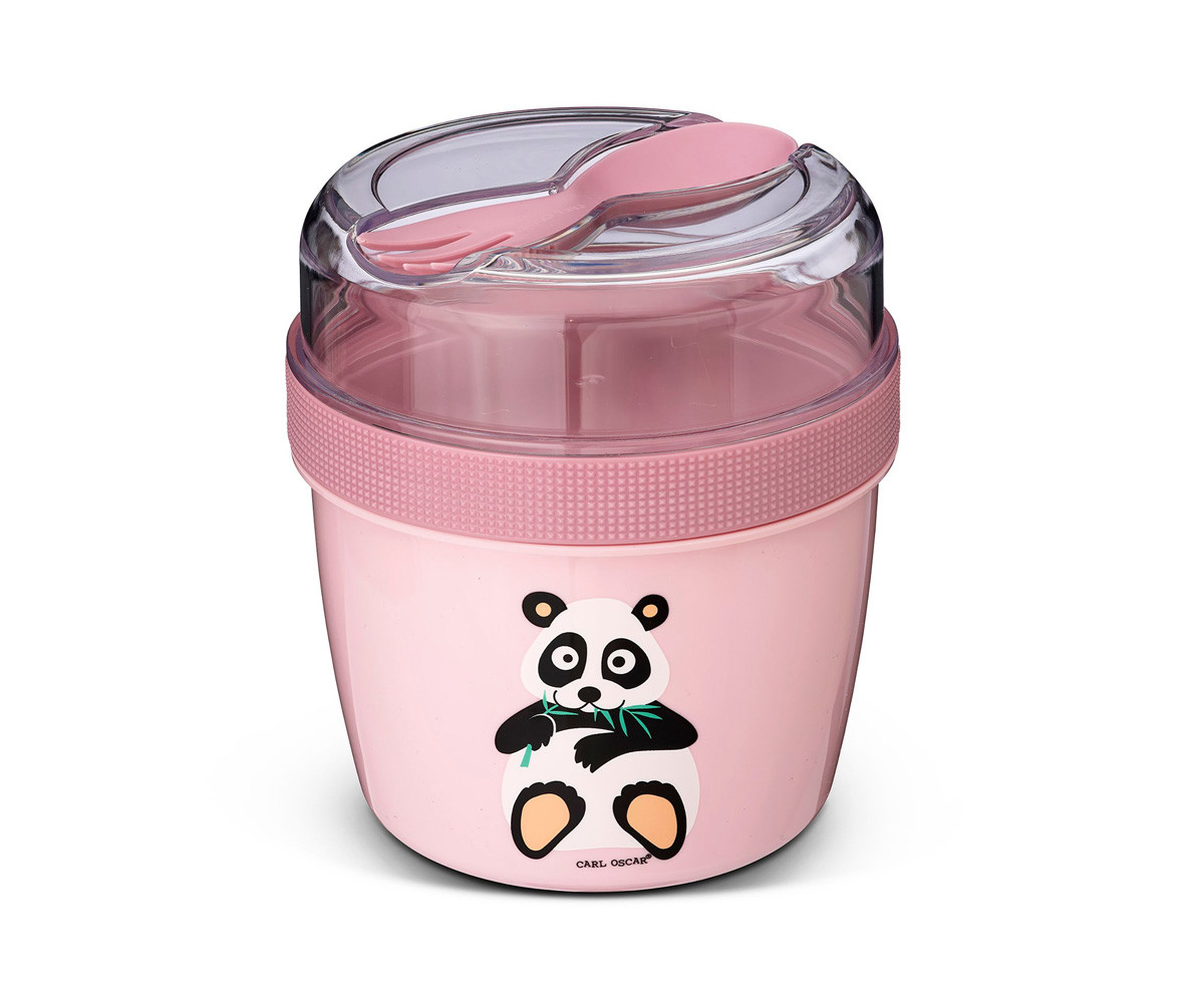 Porta Alimenti Snack N'ice Cup L Panda Pink