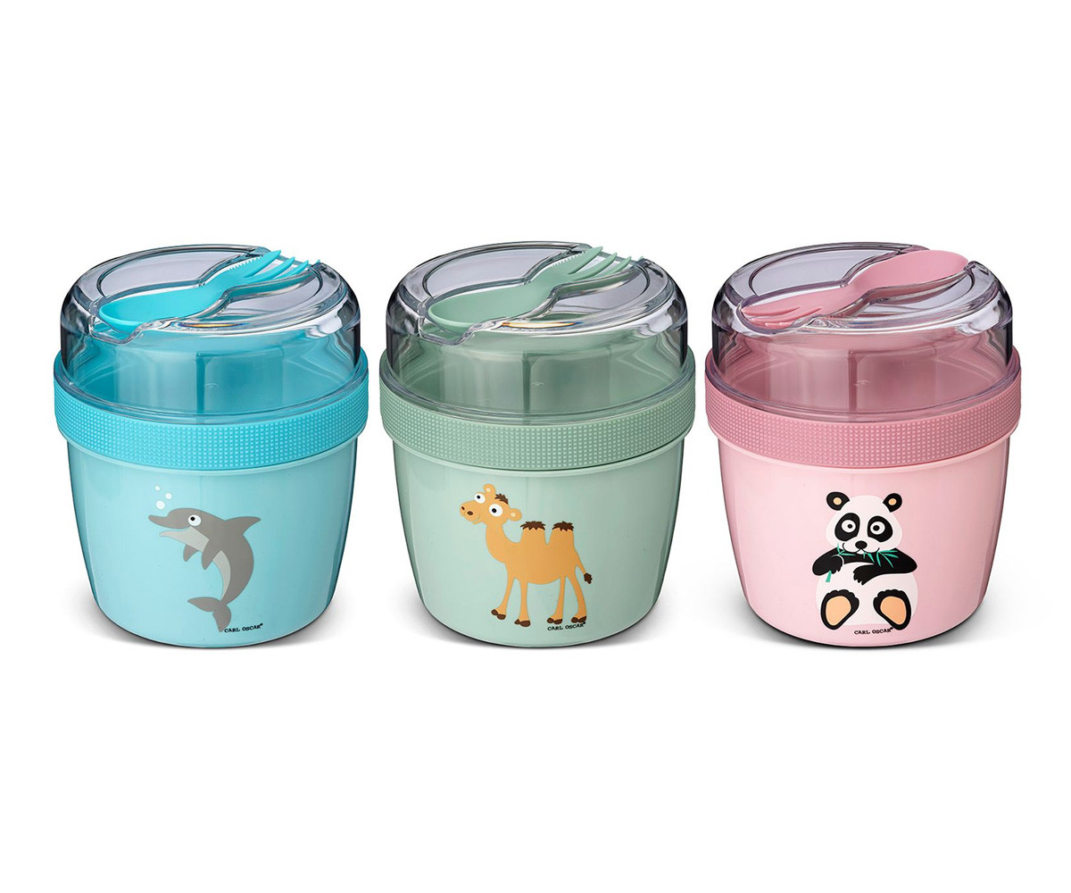 Porta Alimenti Snack N'ice Cup L Panda Pink