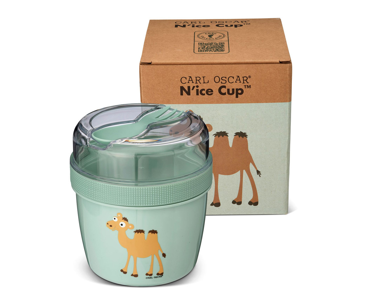 Porta Alimenti Snack N'ice Cup L Green Camel
