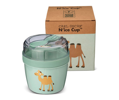 Porta Alimenti Snack N'ice Cup L Green Camel