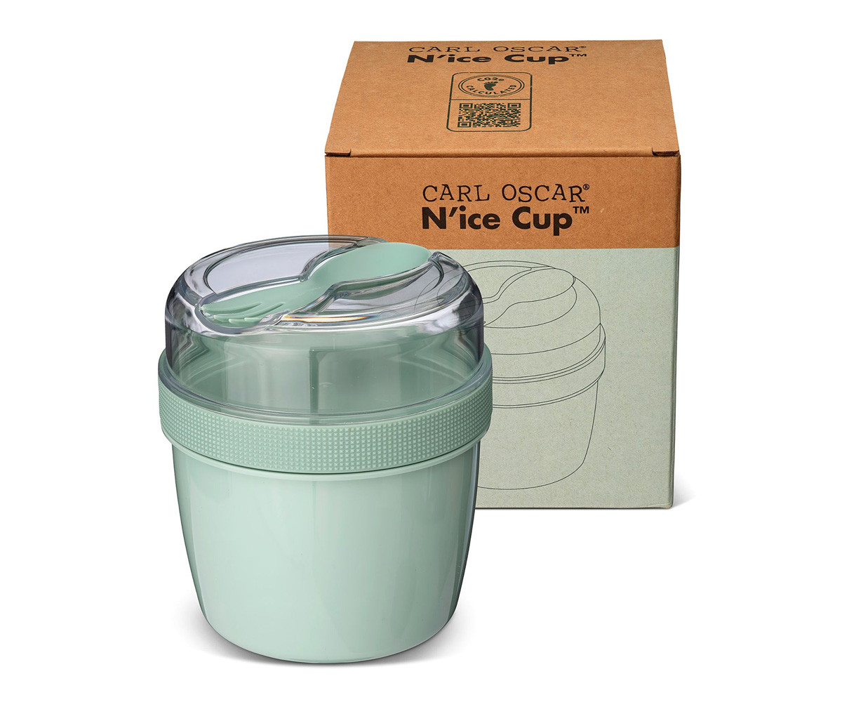 Porta Alimenti Snack N'ice Cup L Green