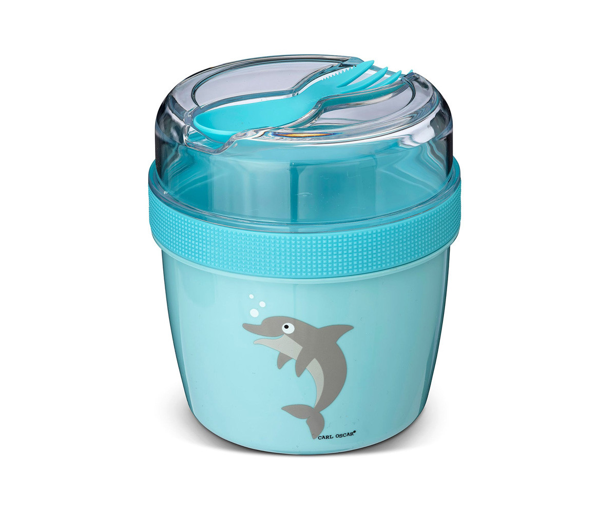 Porta Alimenti Snack N'ice Cup L Blue Dolphin