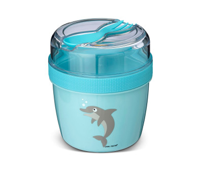 Porta Alimenti Snack N'ice Cup L Blue Dolphin