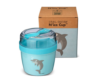 Porta Alimenti Snack N'ice Cup L Blue Dolphin