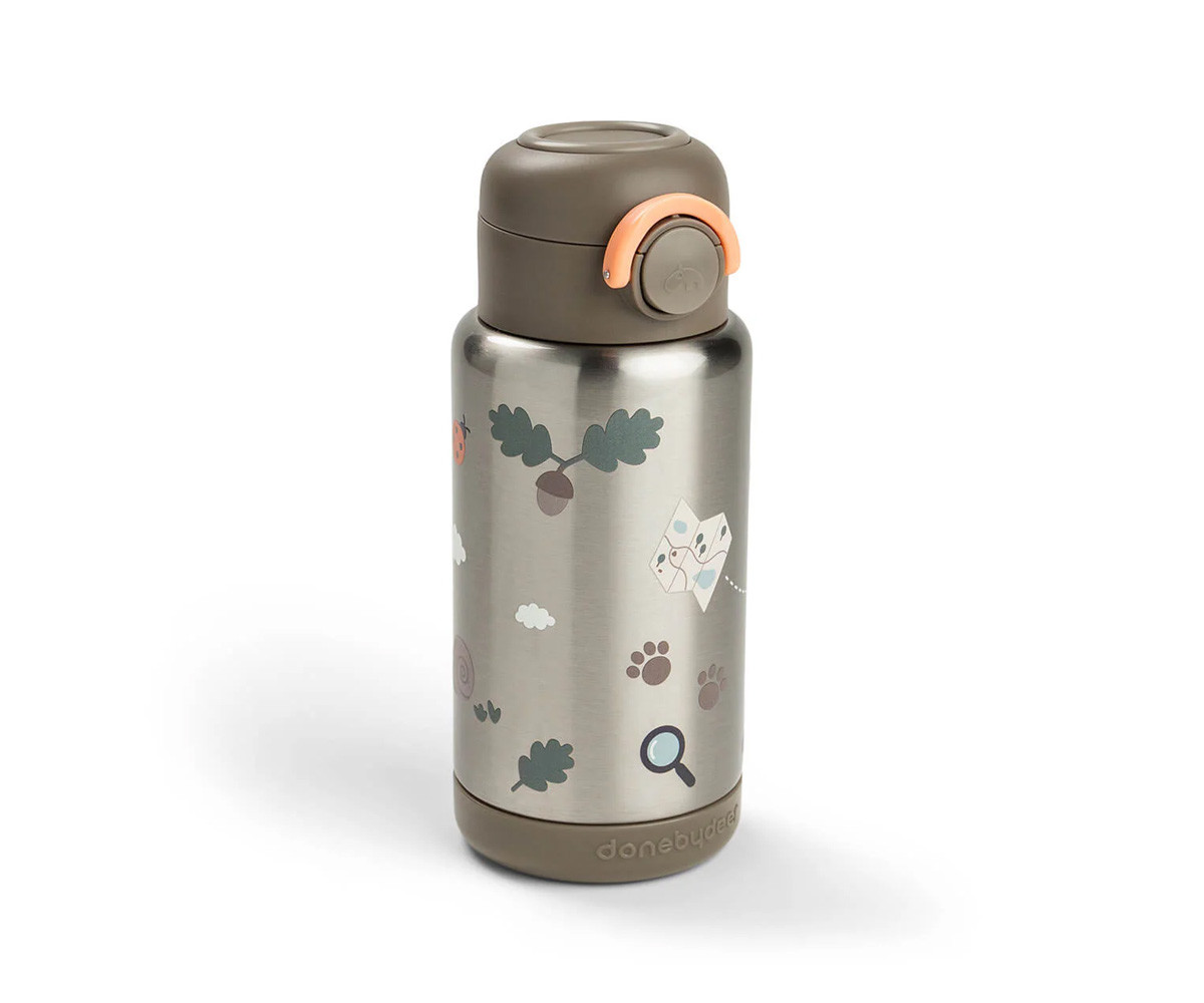 Botella Térmica con Pajita Tiny Trails Sand 340ml