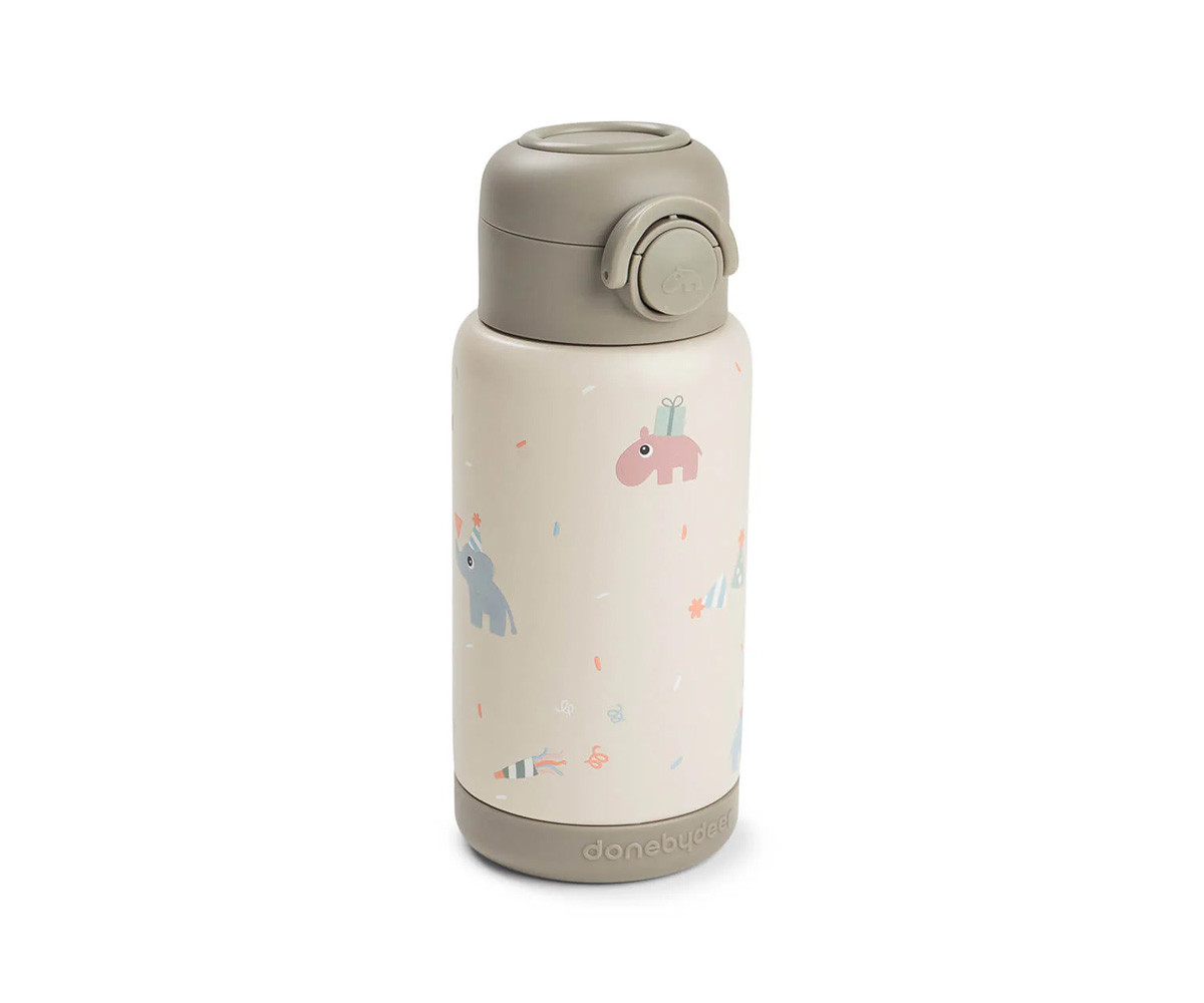 Botella Térmica con Pajita Celebration Sand 340ml