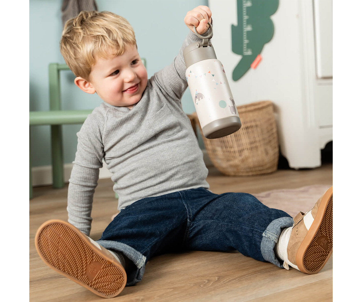 Botella Térmica con Pajita Celebration Sand 340ml