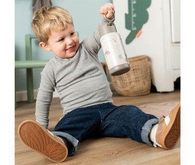 Botella Térmica con Pajita Playground Green 340ml