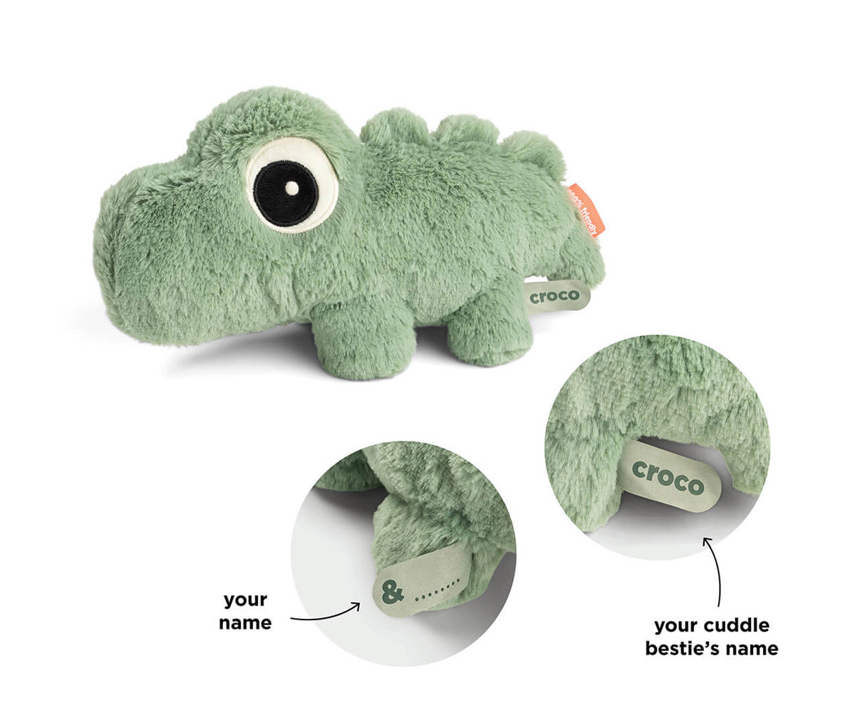 Peluche Cuddle Bestie Crooco Green