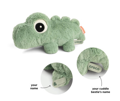 Peluche Cuddle Bestie Crooco Green