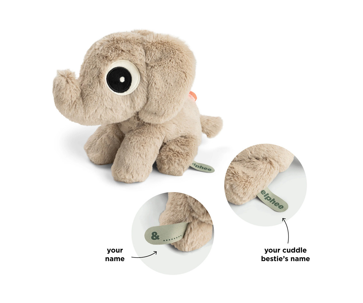 Peluche Cuddle Bestie Elphe Sand