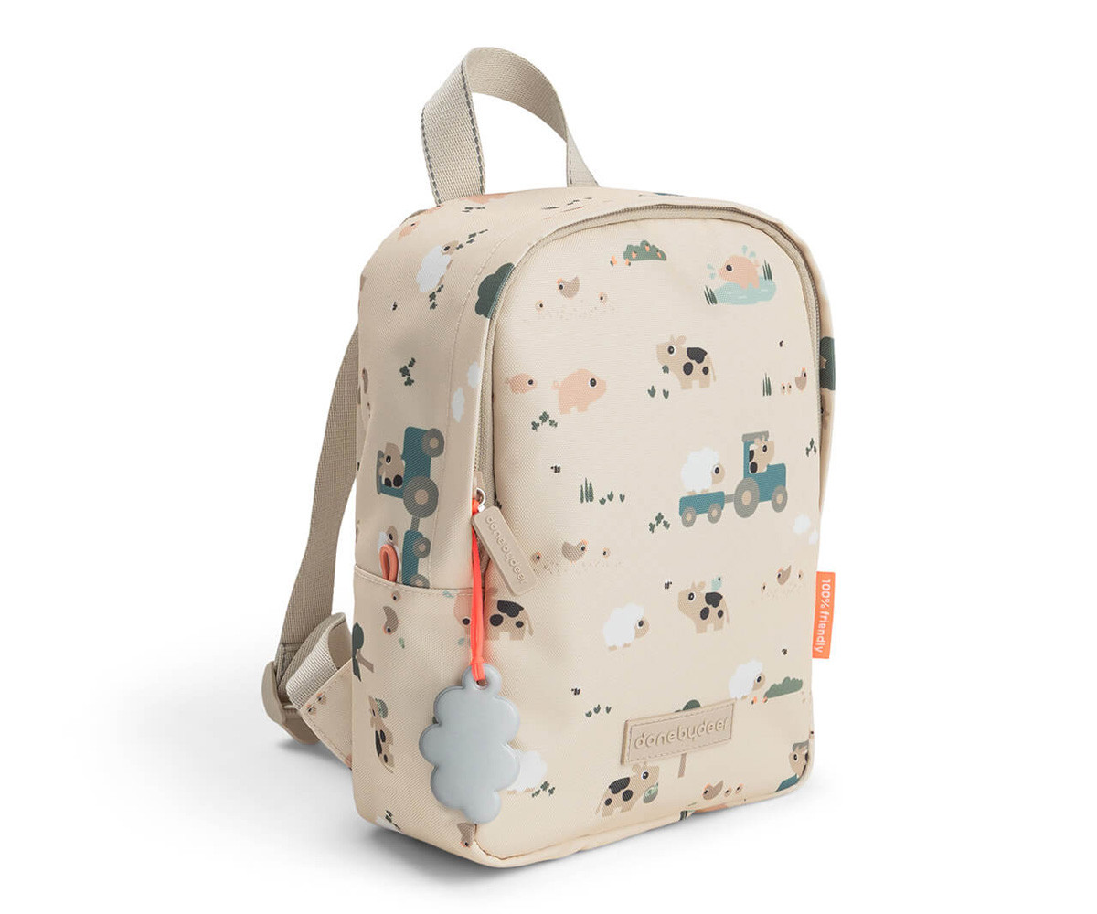 Mochila Infantil Tiny Farm Sand Personalizable