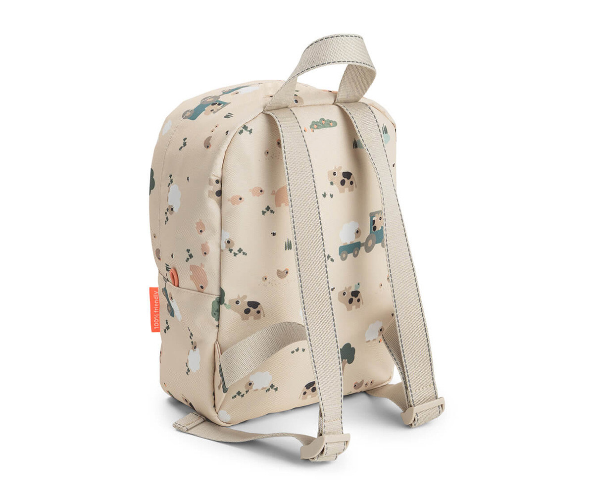 Mochila Infantil Tiny Farm Sand Personalizable