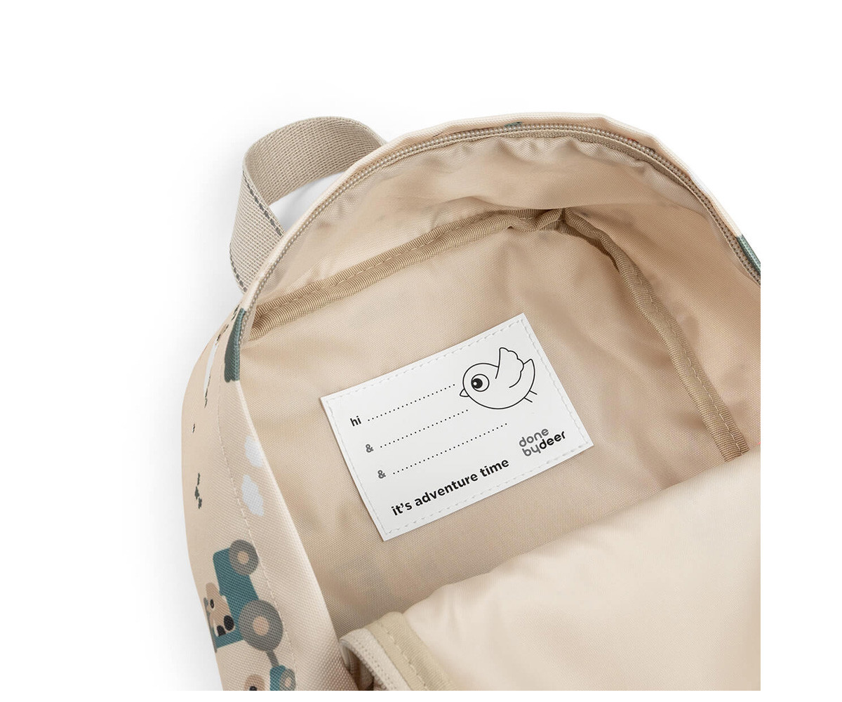 Mochila Infantil Tiny Farm Sand Personalizable