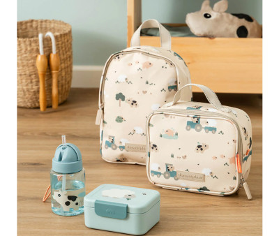Mochila Infantil Tiny Farm Sand Personalizable