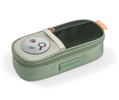 Estuche Escolar 2 Compartimentos Tiny Trails Green