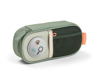 Estuche Escolar 2 Compartimentos Tiny Trails Green
