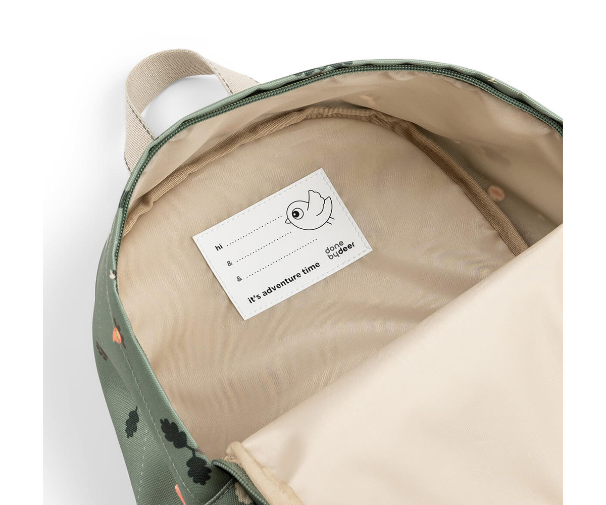Mochila Tiny Trails Green Personalizable