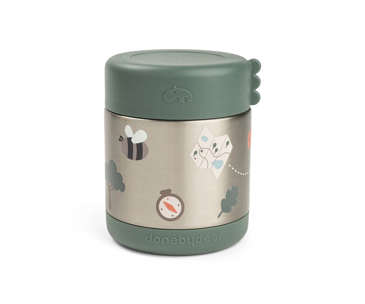 Thermos Pappa Tiny Trails Green 300 ml