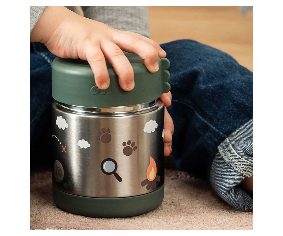 Thermos Pappa Tiny Trails Green 300 ml