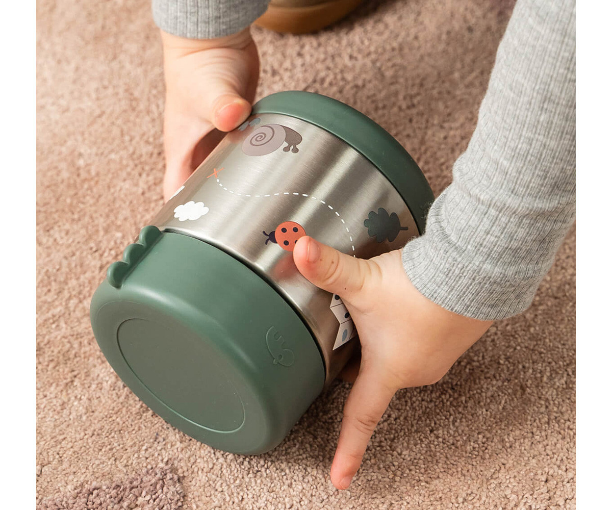 Thermos Pappa Tiny Trails Green 300 ml