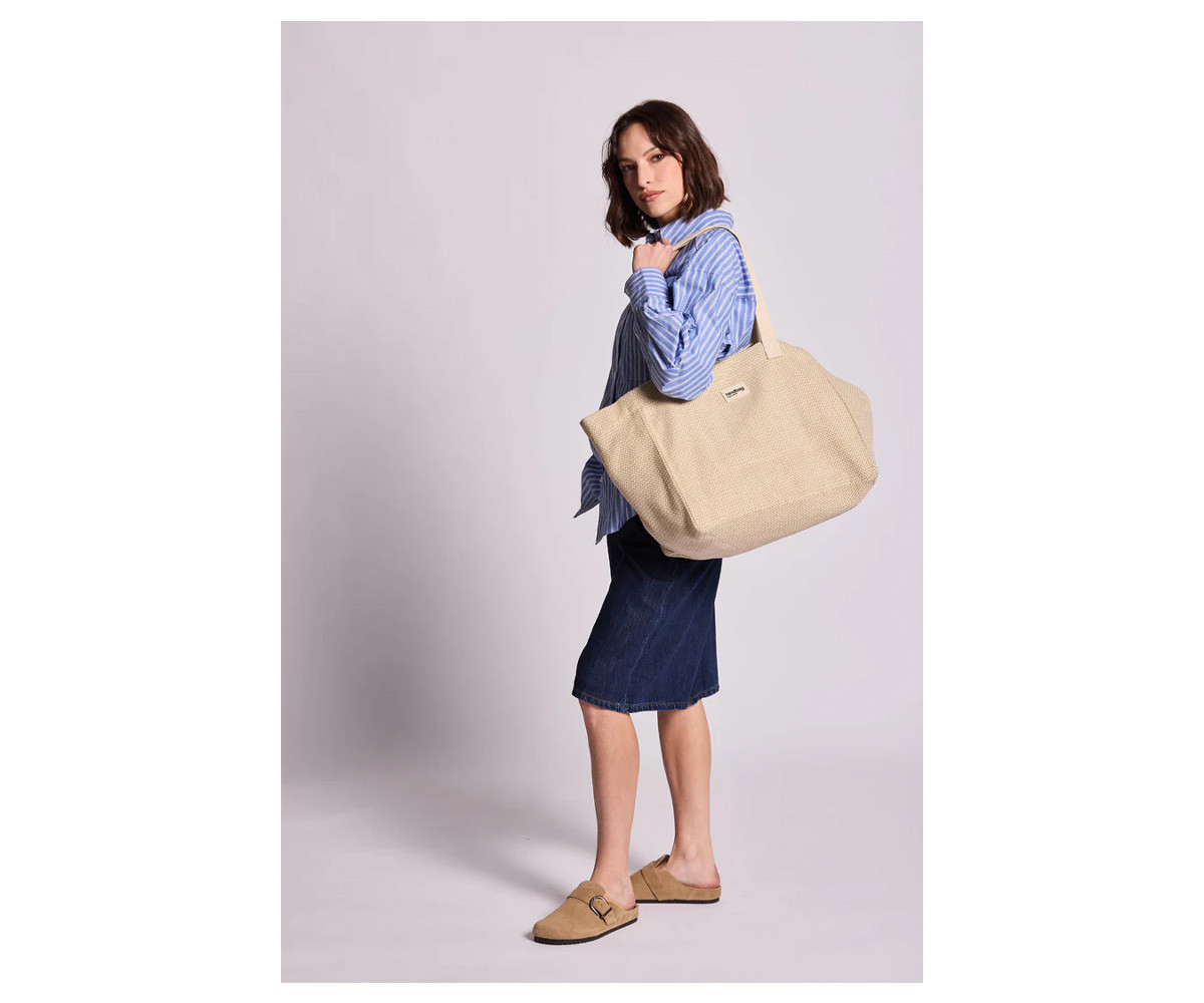 Borsa Tote Claude Nude Intrecciato