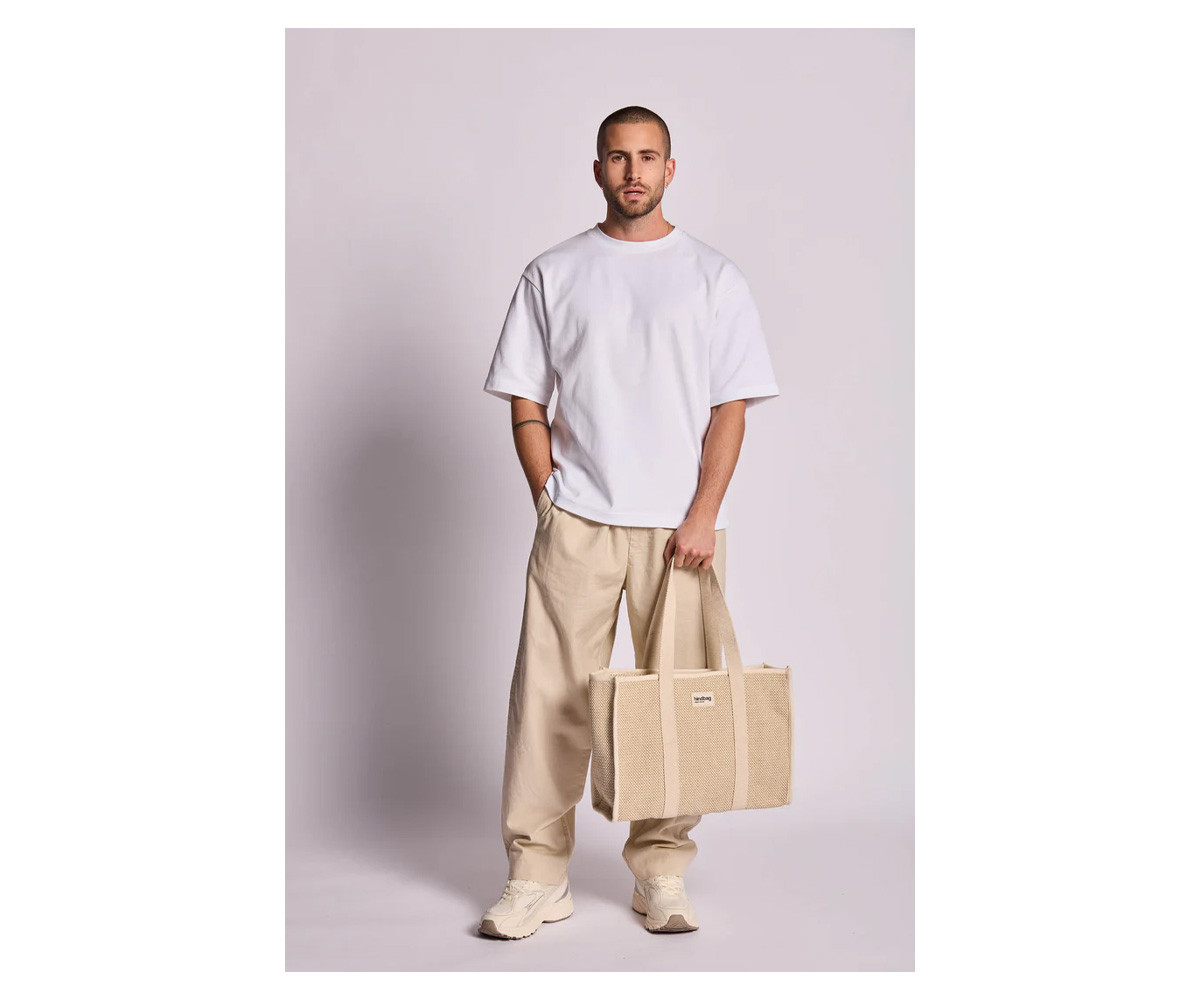 Borsa Tote Oscar Nude Intrecciato