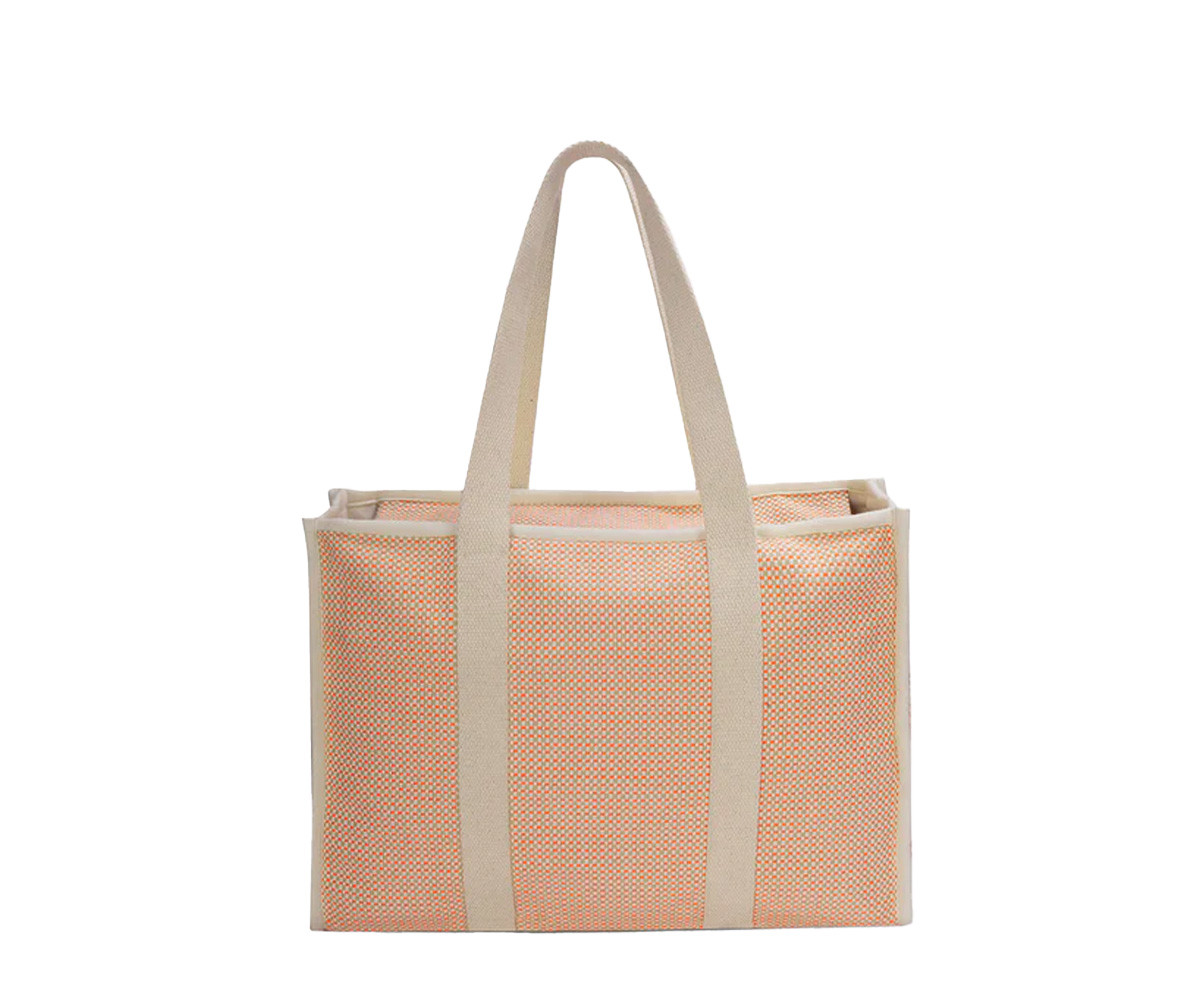 Borsa Tote Oscar Coral Intrecciato