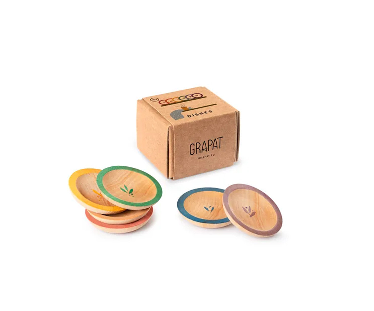 6 Piatti in Legno Grapat