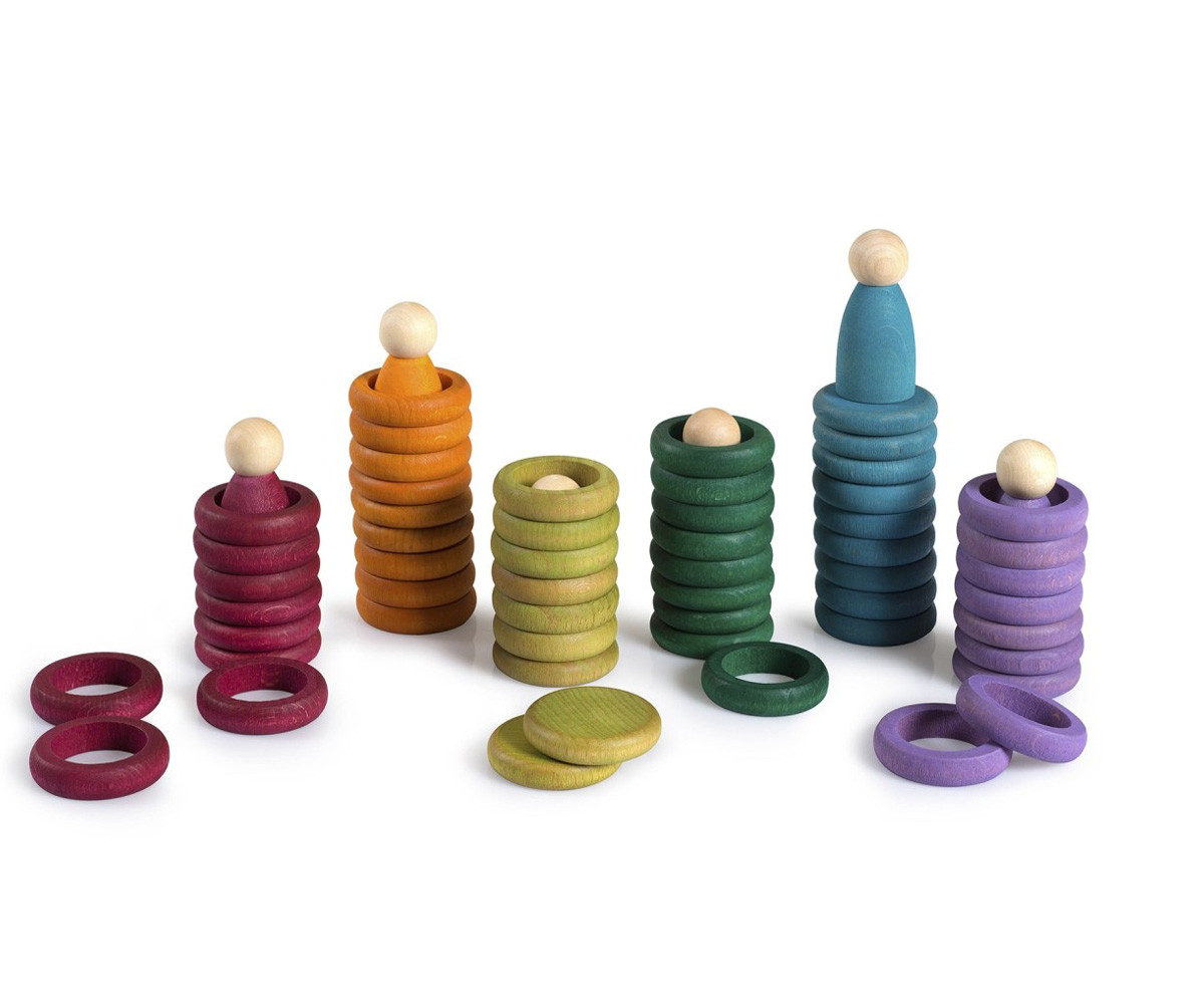 Nins Grapat, Anelli e Monete, Colori Complementari