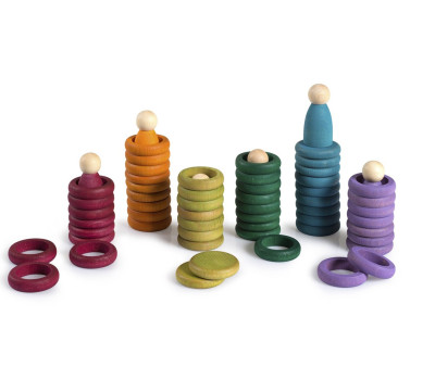 Nins Grapat, Anelli e Monete, Colori Complementari
