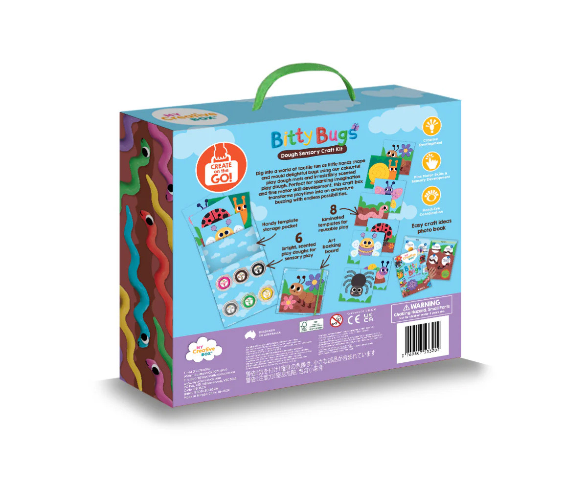Kit Sensoriale Plastilina Bitty Bugs