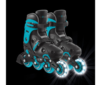 Pattini in Linea Go Lights Aqua T.34-37