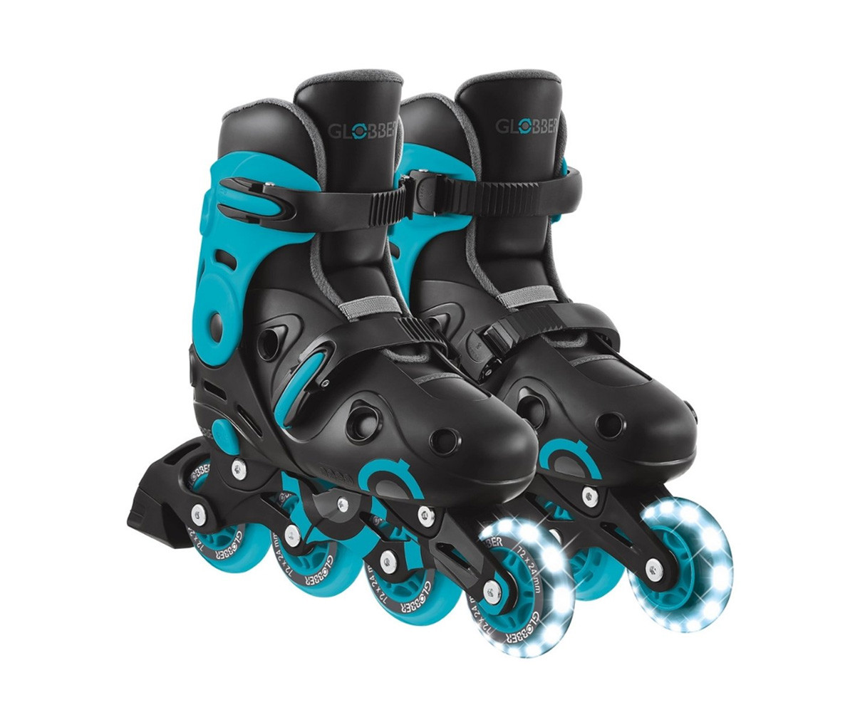 Pattini in Linea Go Lights Aqua T.34-37