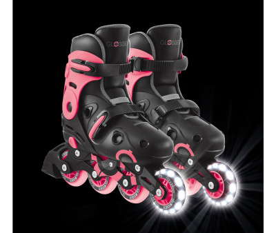 Pattini in Linea Go Lights Coral T.34-37