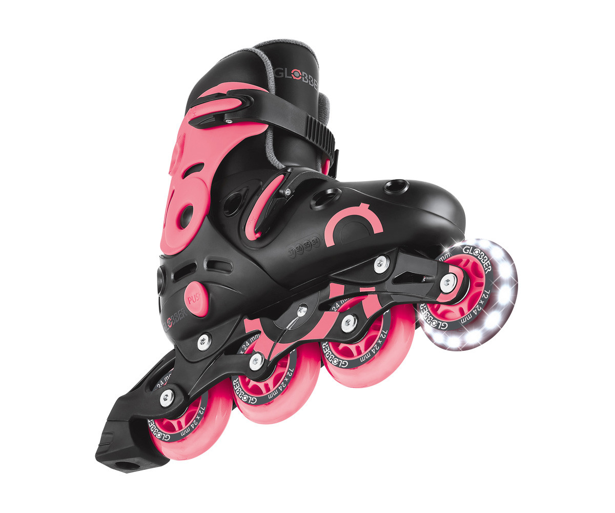 Pattini in Linea Go Lights Coral T.34-37