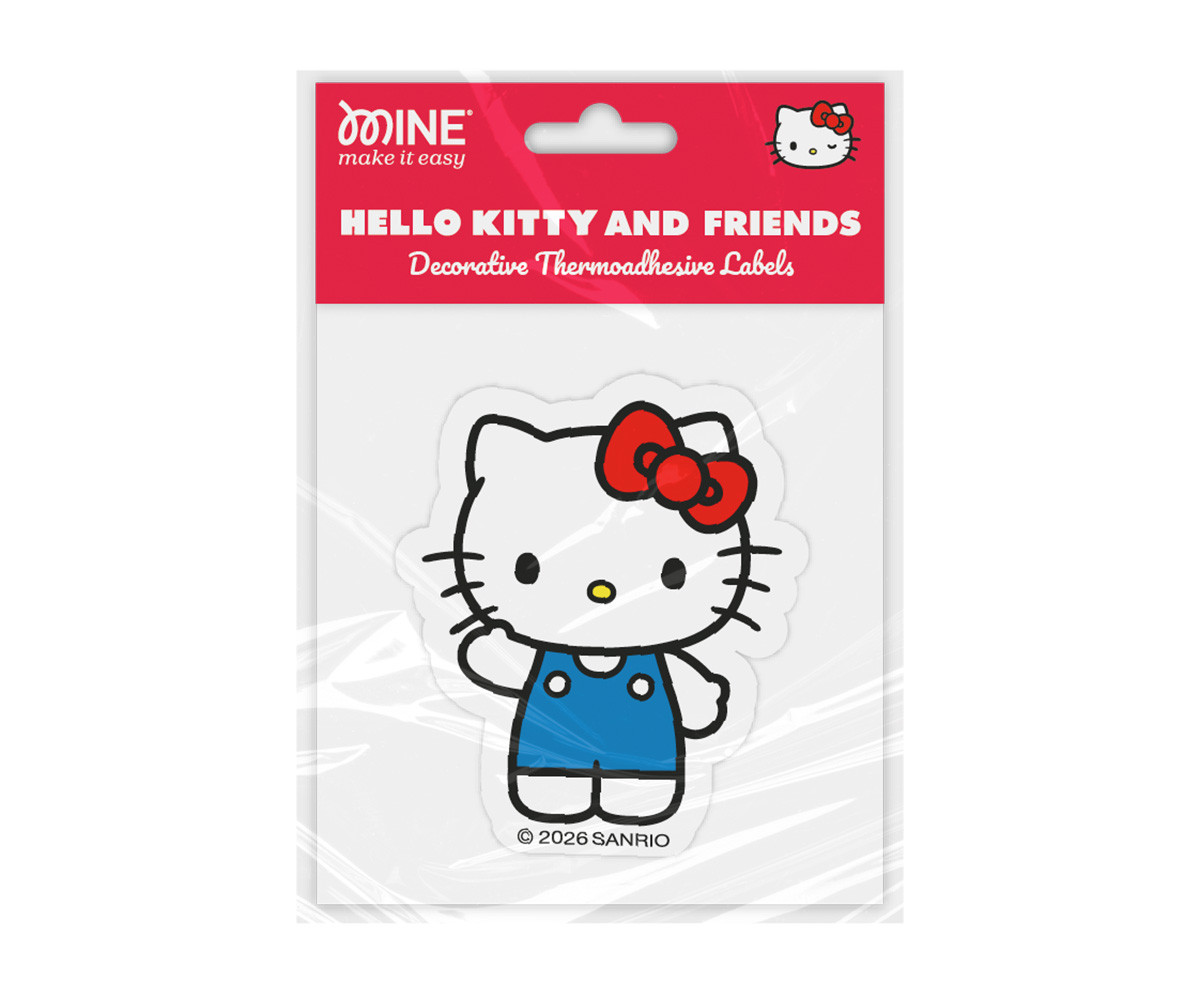 Parche Infantil para Planchar Hello kitty and Friends Saludo