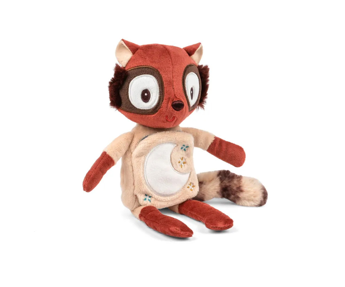 Libro de Tela y Peluche Fosforescente Elvis El Lémur