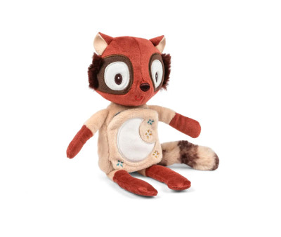 Libro de Tela y Peluche Fosforescente Elvis El Lémur