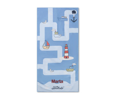 Toalla Microfibra Seas the Day Personalizable
