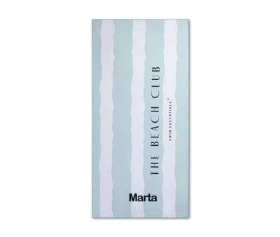 Grande Serviette en Microfibre The Beach Club Personnalisable