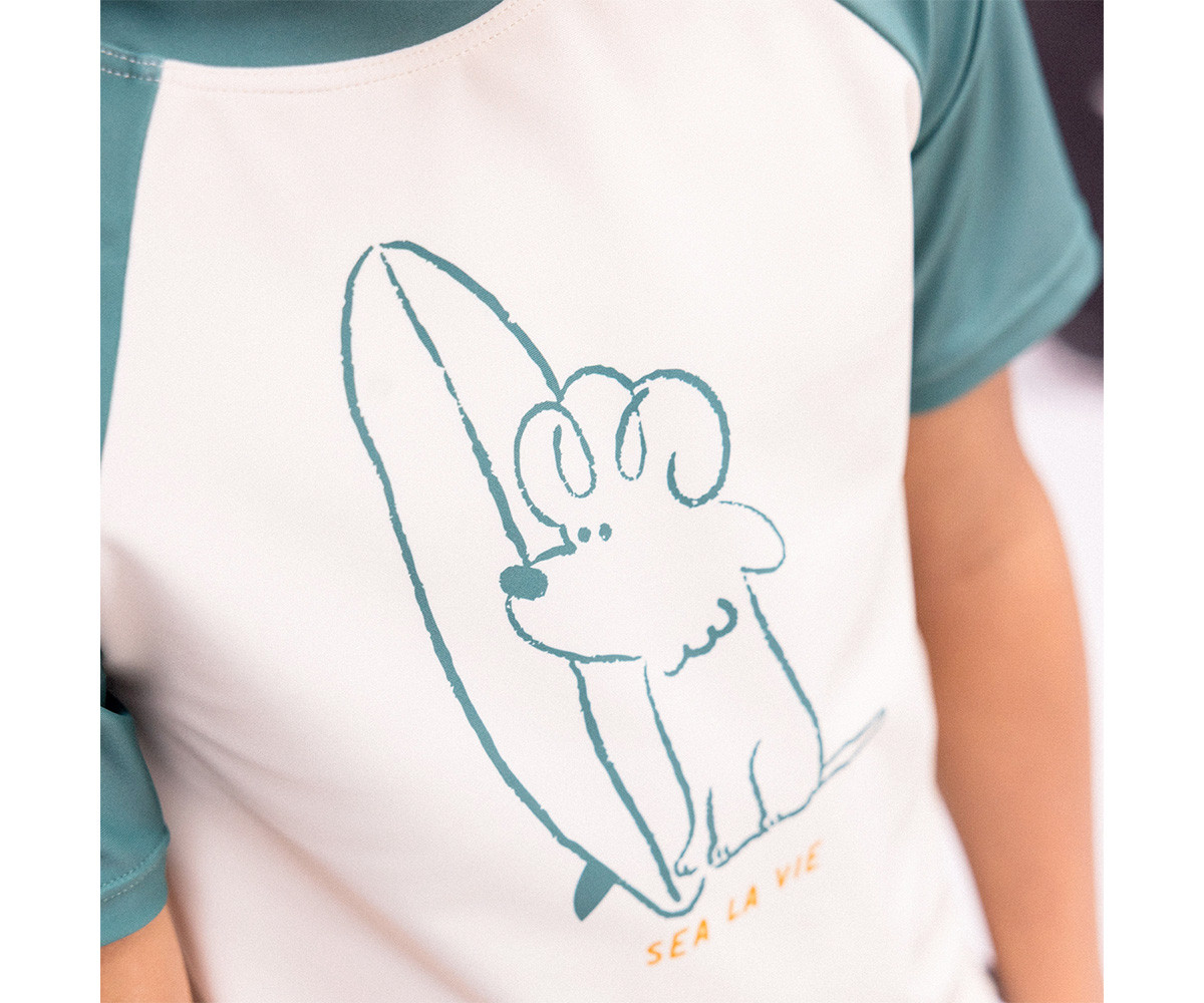 Camiseta Protección Solar Surf Dog