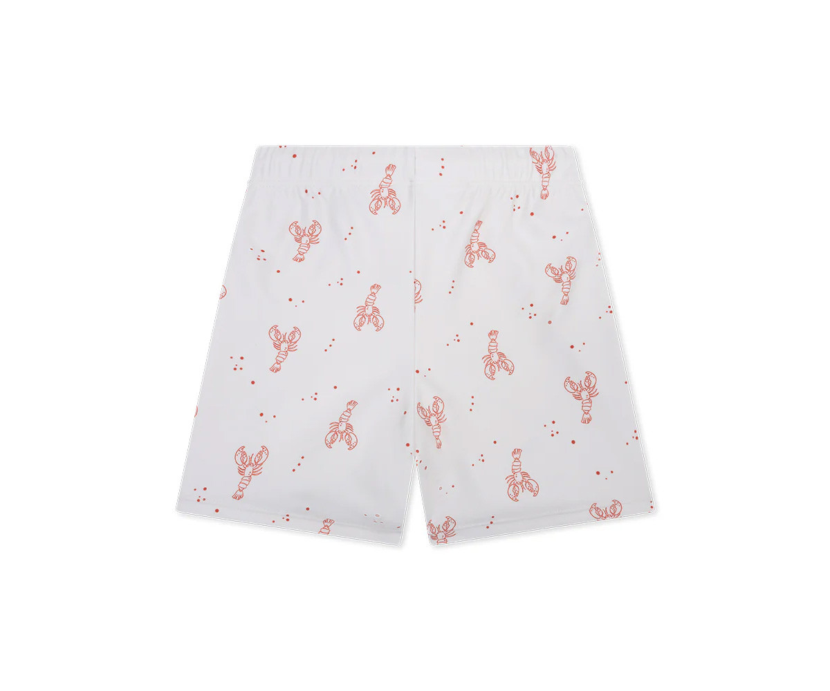 Bañador Short Little Lobster Beige/Red