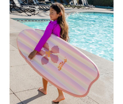 Flotador Tabla de Surf Pink Flower