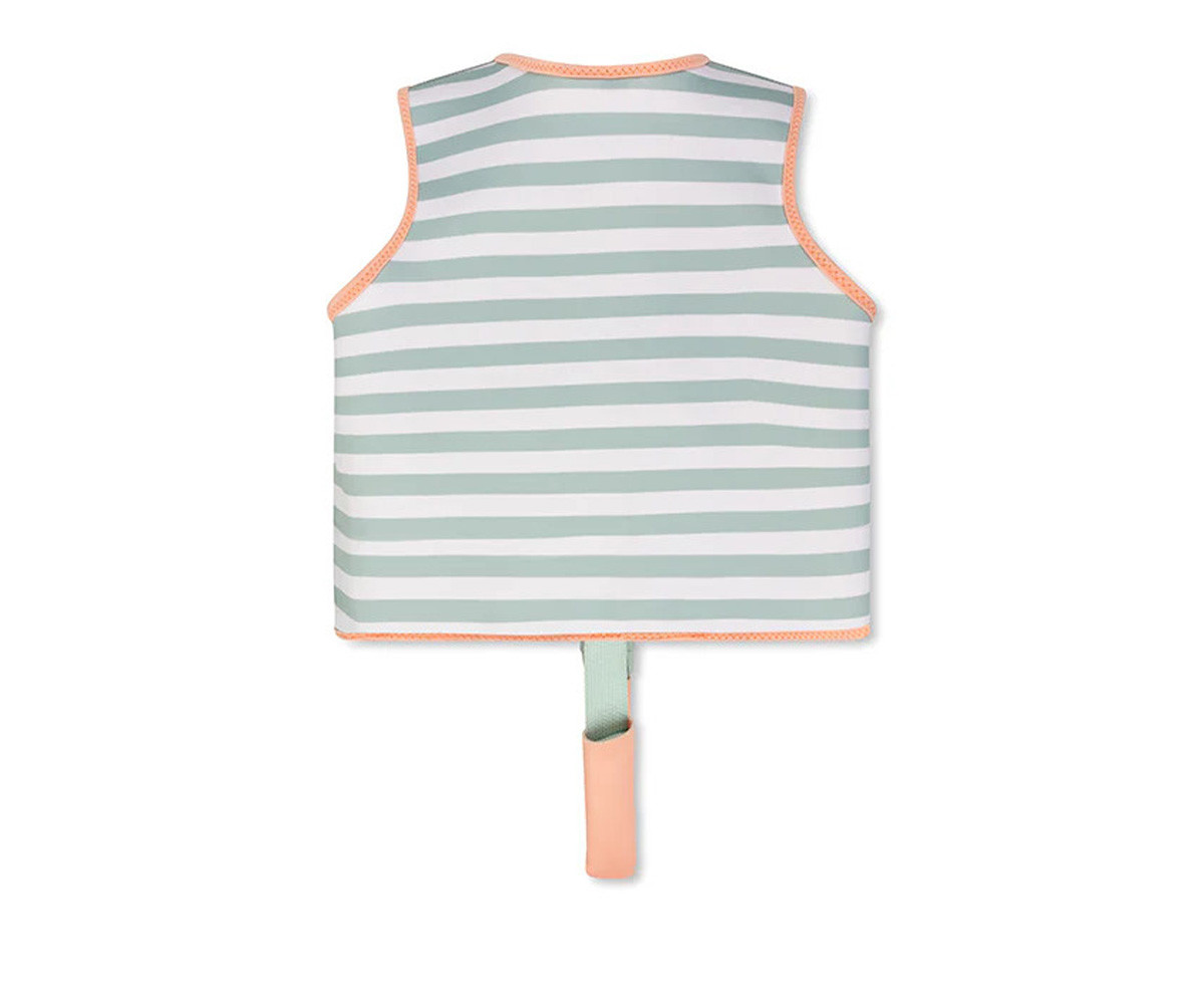 Chaleco Flotación Stripes Green/White 2-6años