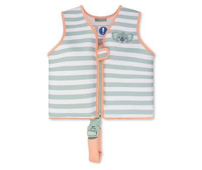 Chaleco Flotación Stripes Green/White 2-6años