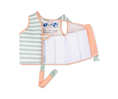 Chaleco Flotación Stripes Green/White 2-6años