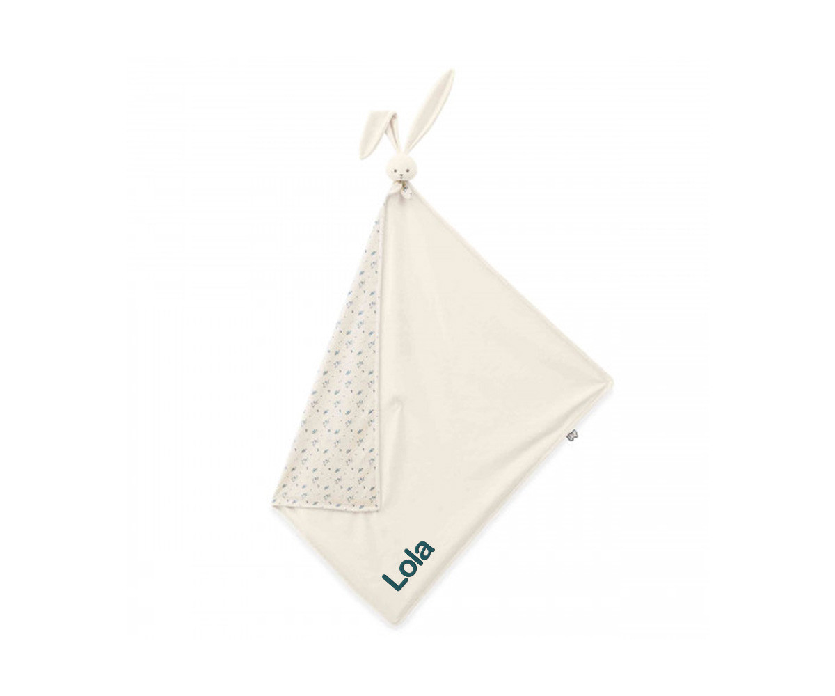 Manta de Peluche Conejito Crema